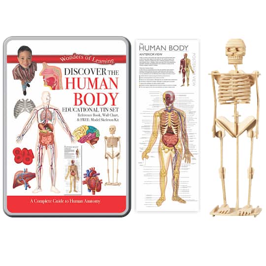 Wonders of Learning Discover the Human Body Educational Tin Set